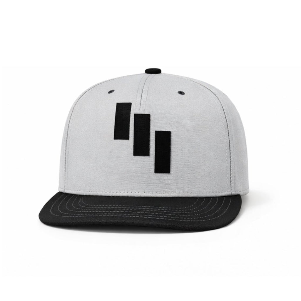 Greyscale Silhouette Snapback